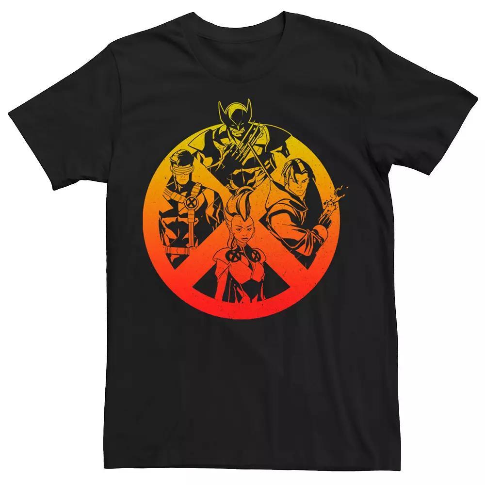 Men's Marvel X-Men X Logo Character Portraits Tee,  Product Image