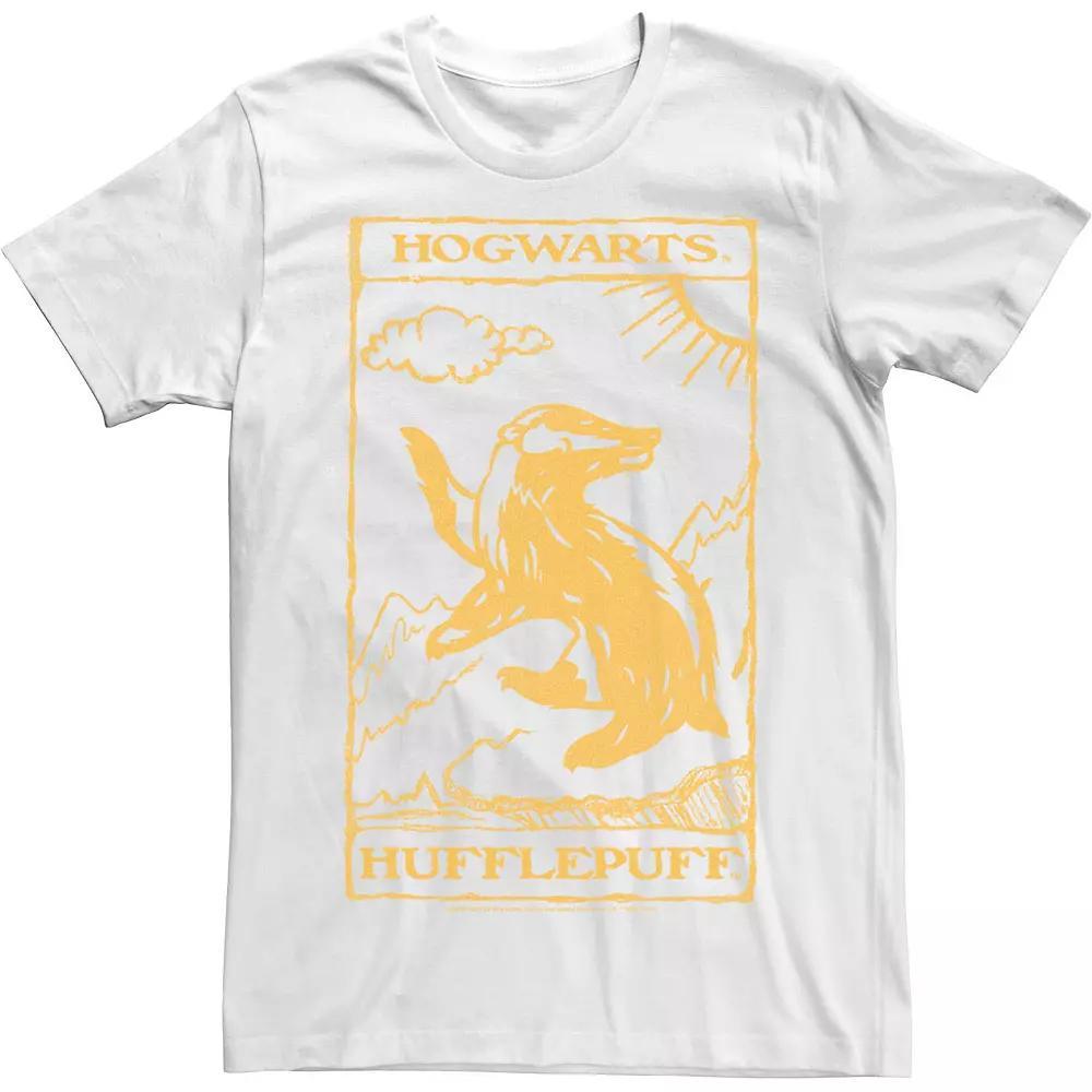 Men's Harry Potter Hufflepuff Tarot Playing Card Tee,  Product Image