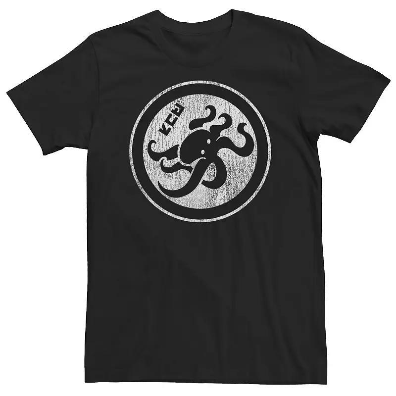 Big & Tall Nintendo Splatoon Octopus Circle Kanji Distressed Logo Tee, Mens Product Image