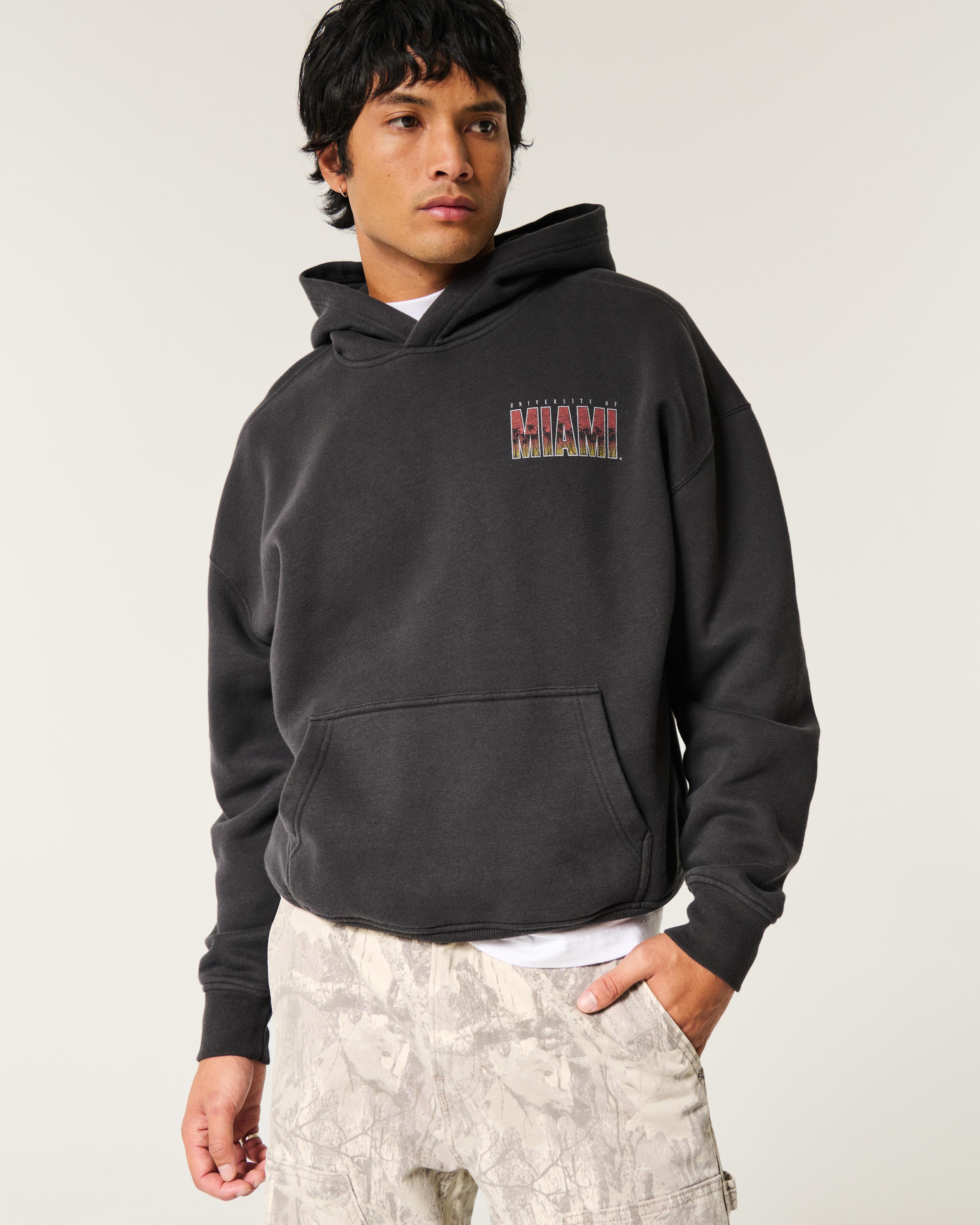 Boxy Ohio State Buckeyes Graphic Hoodie Product Image