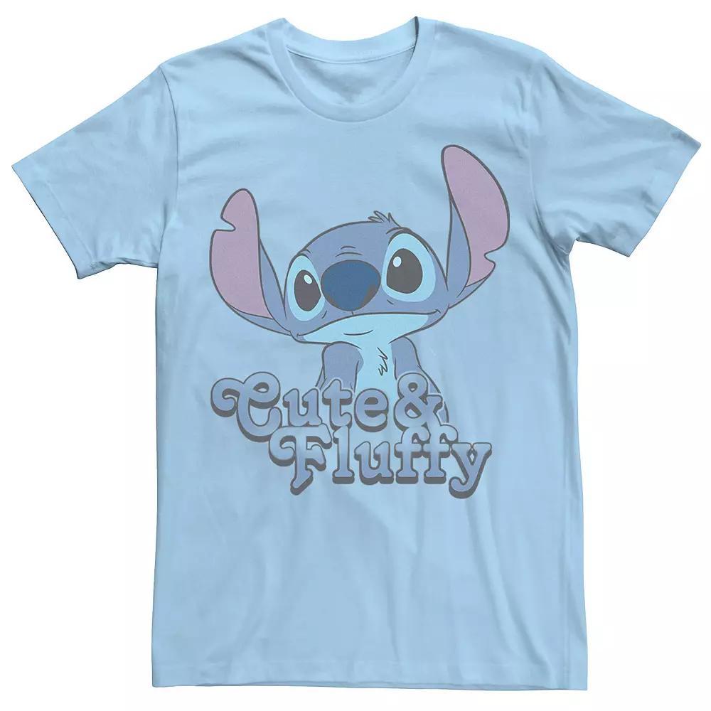 Disney's Lilo & Stitch Valentine's Day Stitch Cute & Fluffy Men's Tee,  Product Image