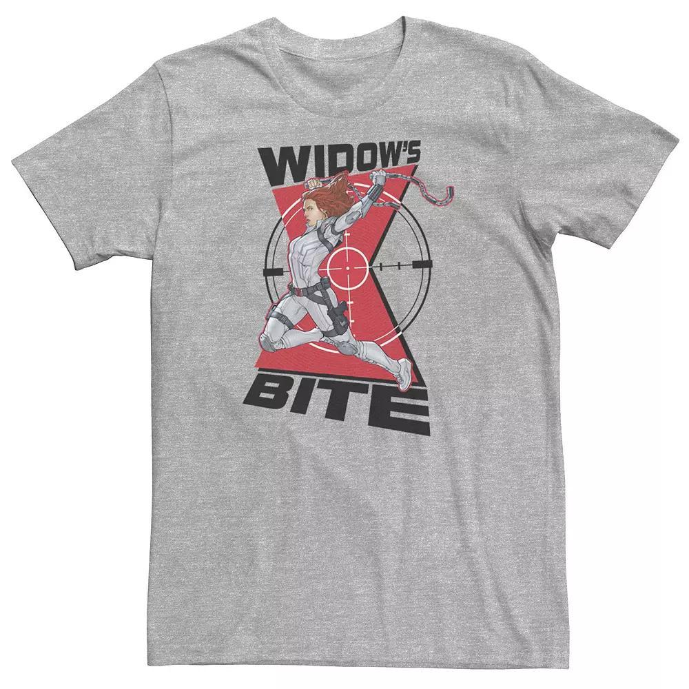 Big &amp; Tall Marvel Black Widow Widow&#x27;s Bite Logo Tee, Men&#x27;s,  Product Image