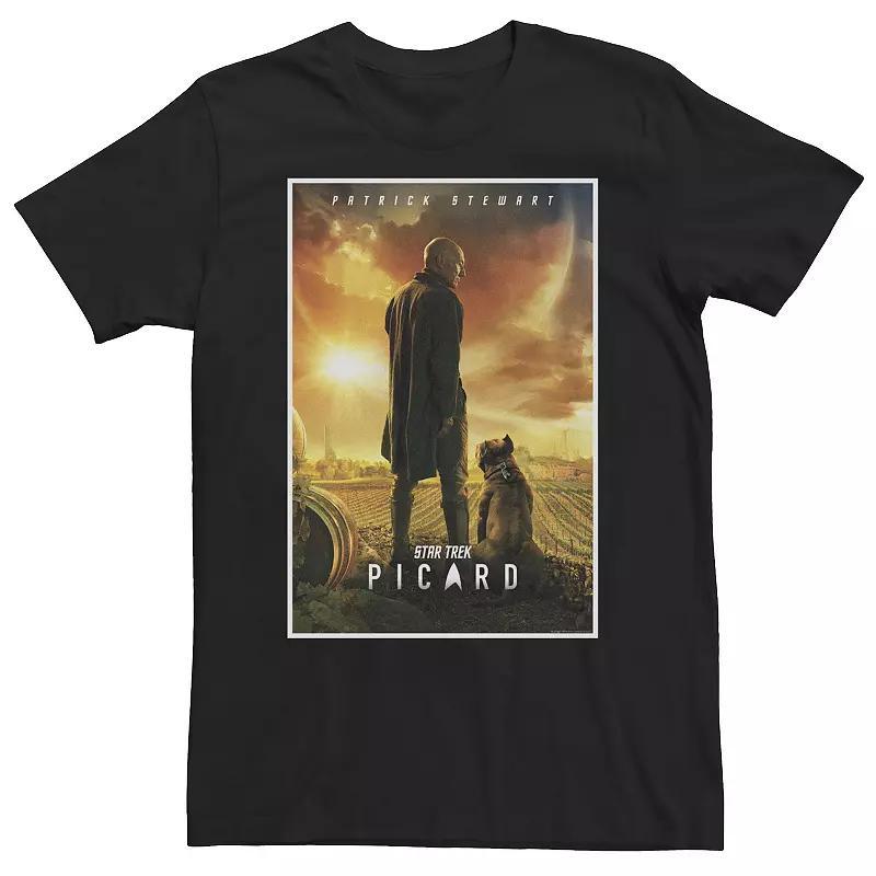 Big & Tall Star Trek: Picard Number One Poster Tee, Men's,  Product Image
