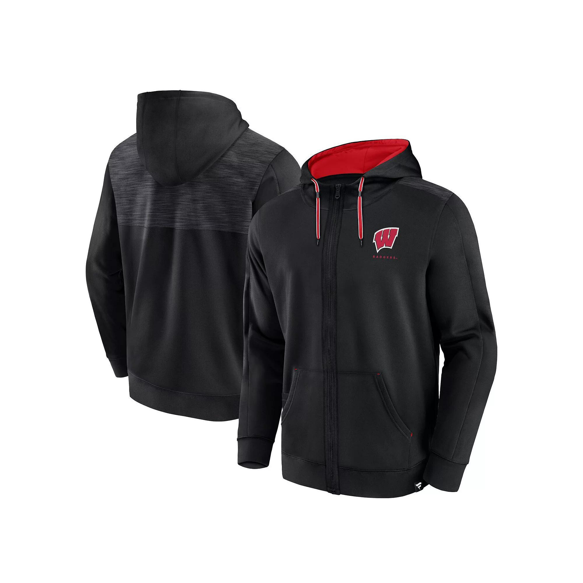 Men's Fanatics Branded Black Oklahoma Sooners Power Index Full-Zip Hoodie,  Product Image