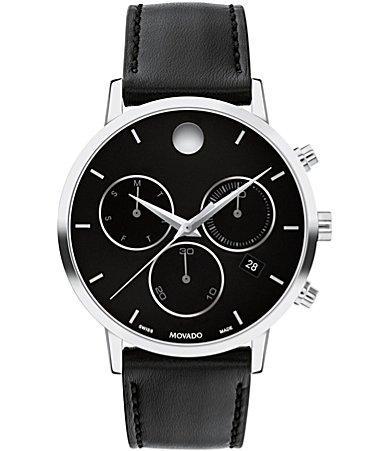 Movado Mens Museum Classic Quartz Chronograph Stainless Steel Bracelet Watch Product Image