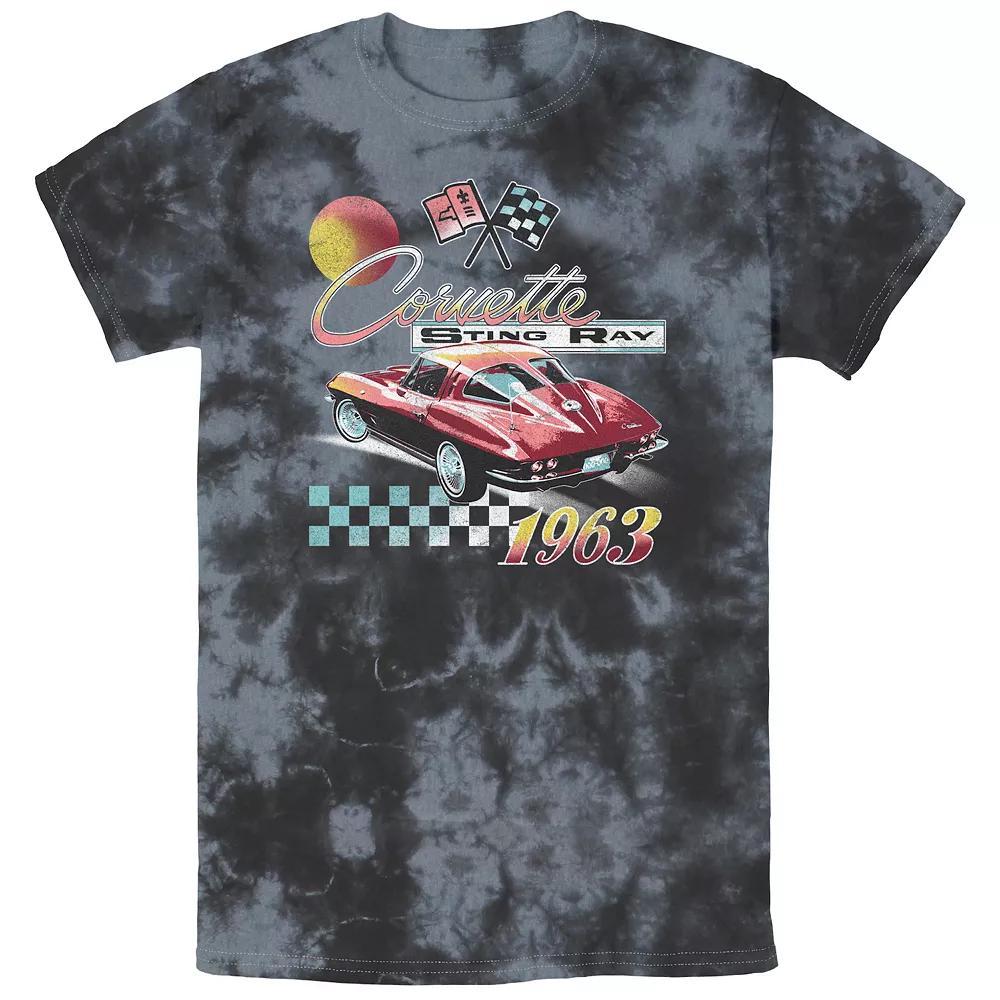 Men's Corvette Sting Ray Bombard Wash Graphic Tee,  Product Image