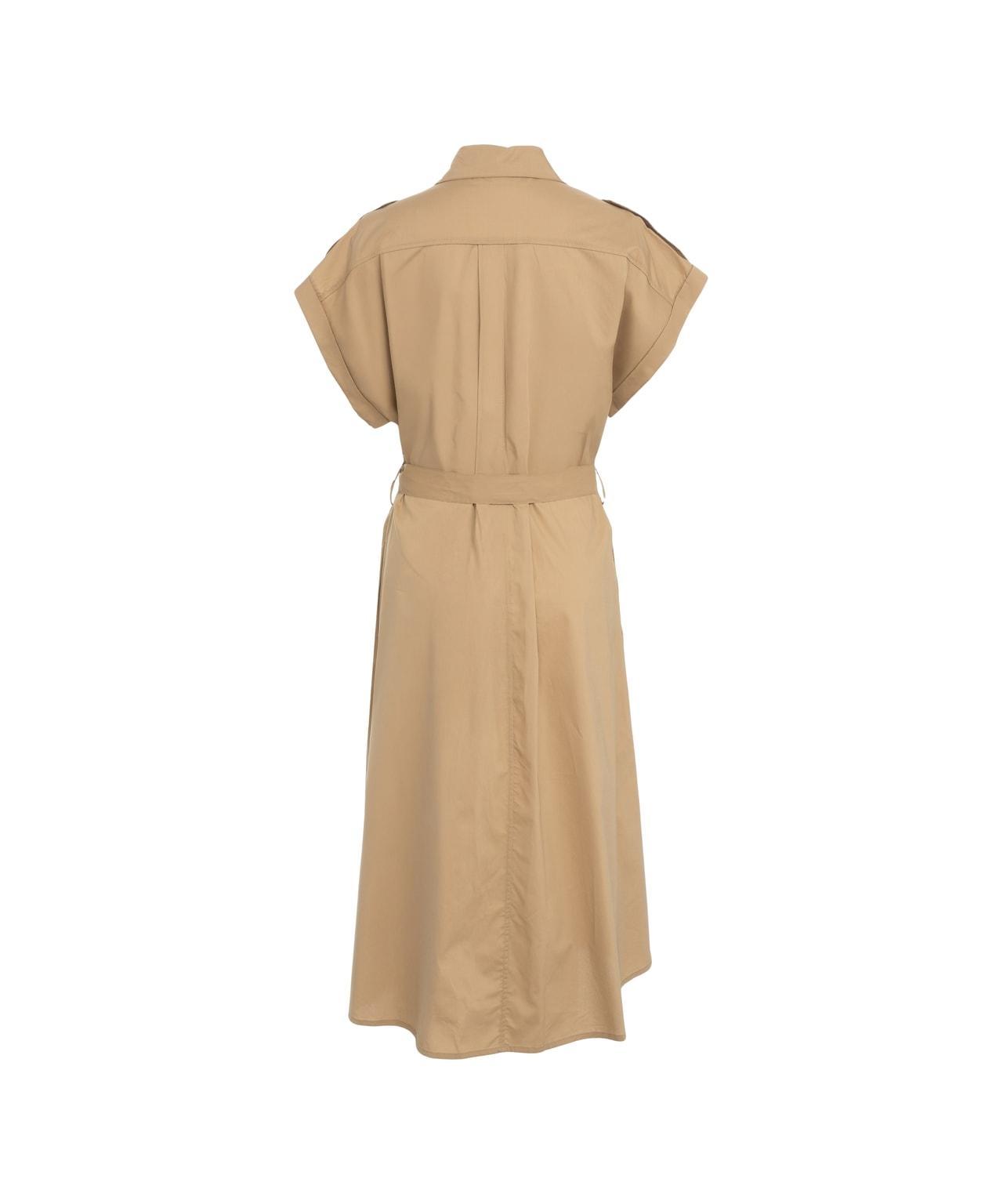 Midi dress with waist belt Product Image