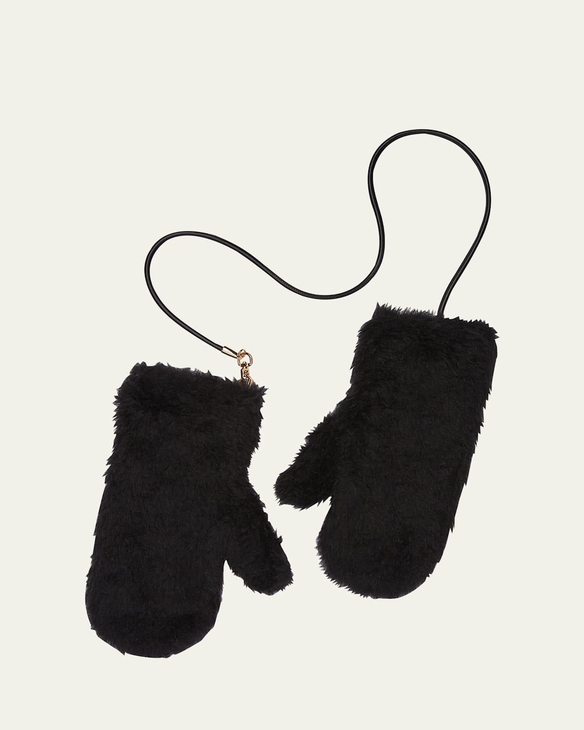 Ombrato Wool-Silk Mittens Product Image