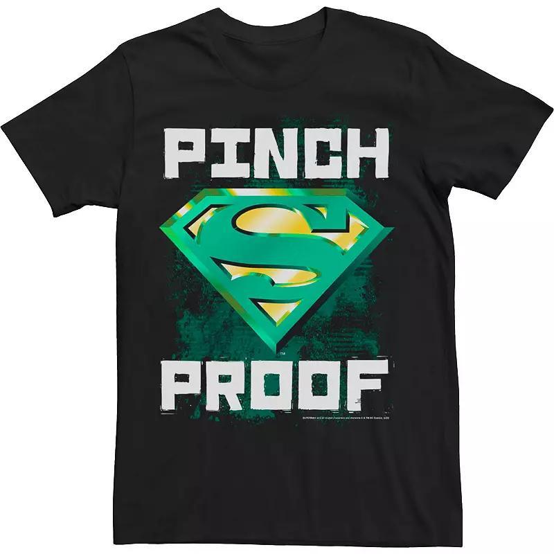 Mens DC Comics Superman Saint Patricks Day Pinch Proof Logo Tee Product Image