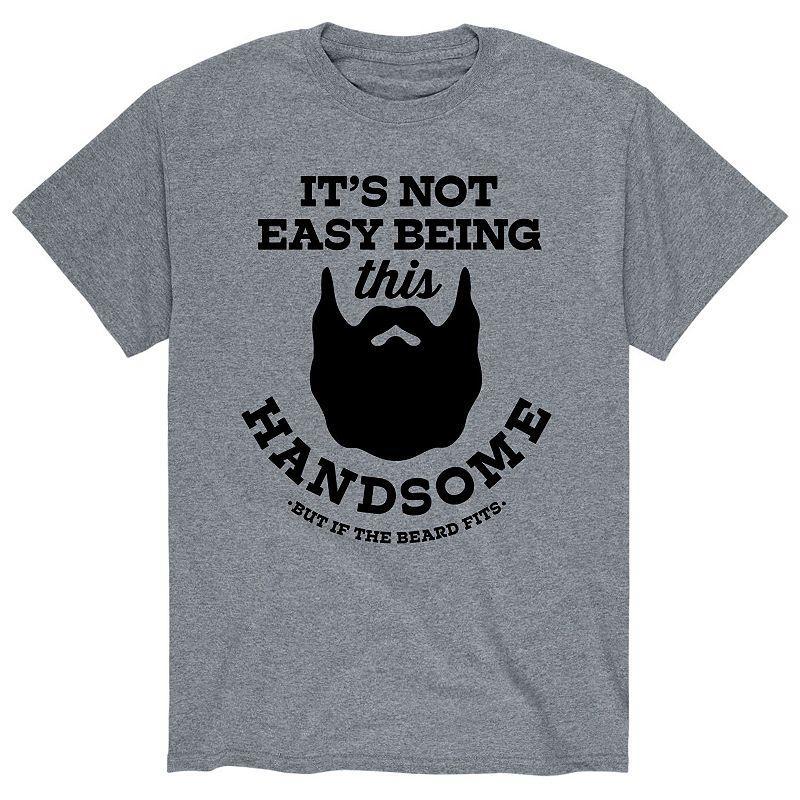 Men's Not Easy Being Handsome Beard Tee,  Product Image