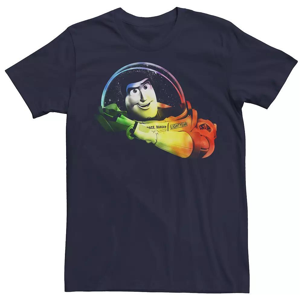 Disney / Pixar's Toy Story Buzz Lightyear Men's Rainbow Style Tee,  Product Image