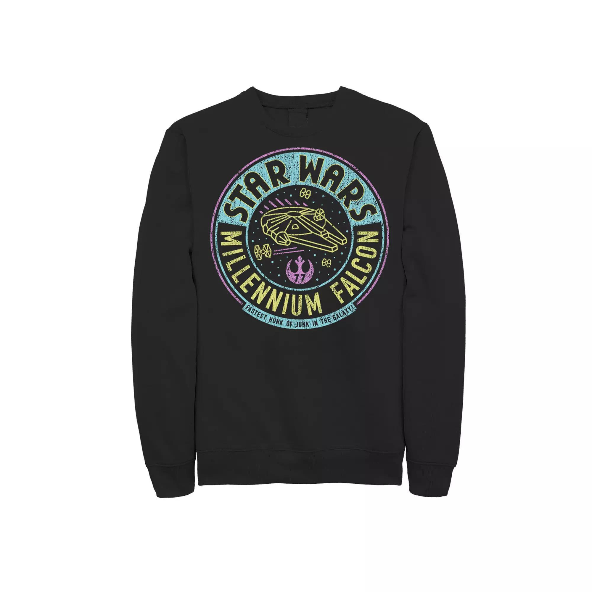 Men's Back to the Future Clock Tower Circle Logo Sweatshirt,  Product Image