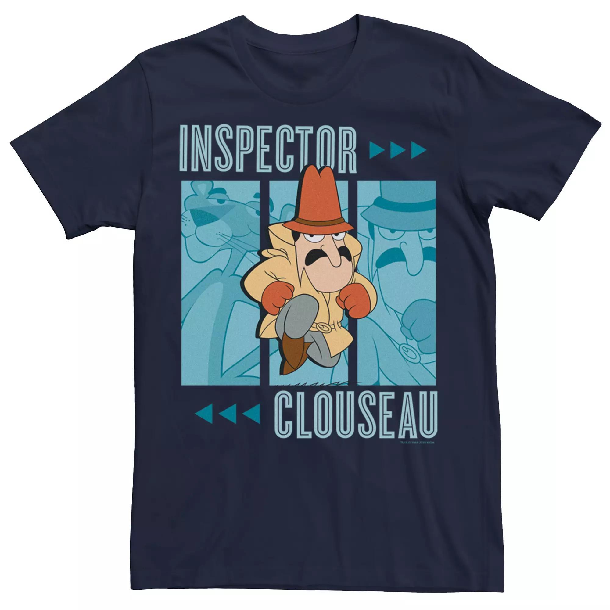 Men's Pink Panther Inspector Clouseau Trio Panels Tee,  Product Image