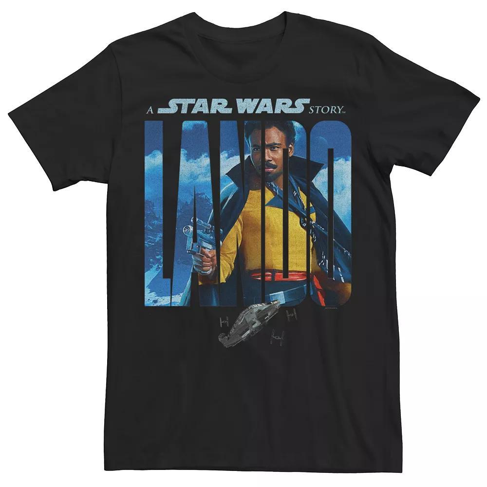Men's Star Wars Han Solo Story Lando Tee, Size: Medium, Black Product Image