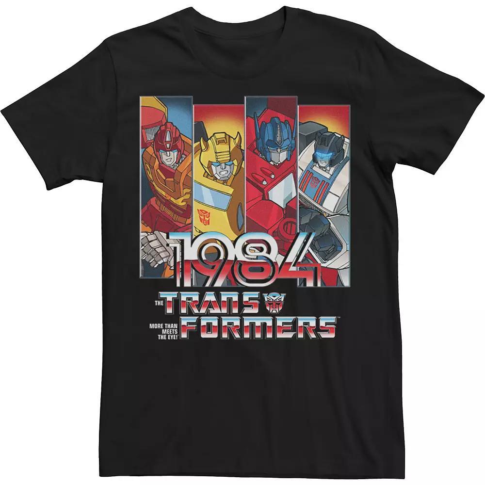 Big & Tall Transformers 1984 Autobots Panels Tee, Men's,  Product Image