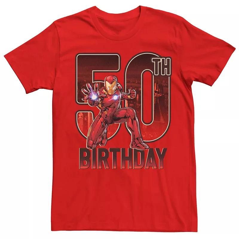 Mens Iron Man 50th Birthday Tee Product Image