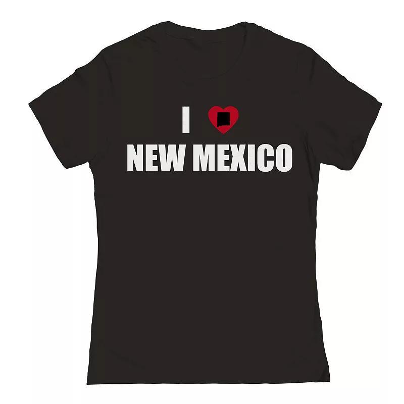 Junior's I Heart New Mexico Graphic Tee, Women's, Size: Small, White Product Image