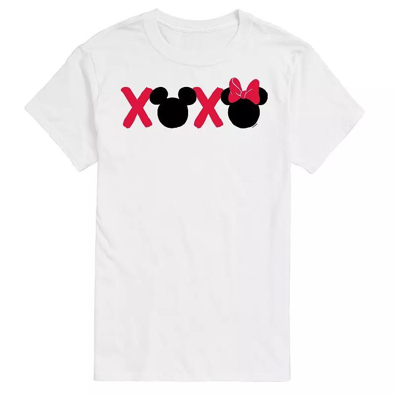 Disneys Mickey & Minnie Mouse XOXO Mens Graphic Tee Product Image