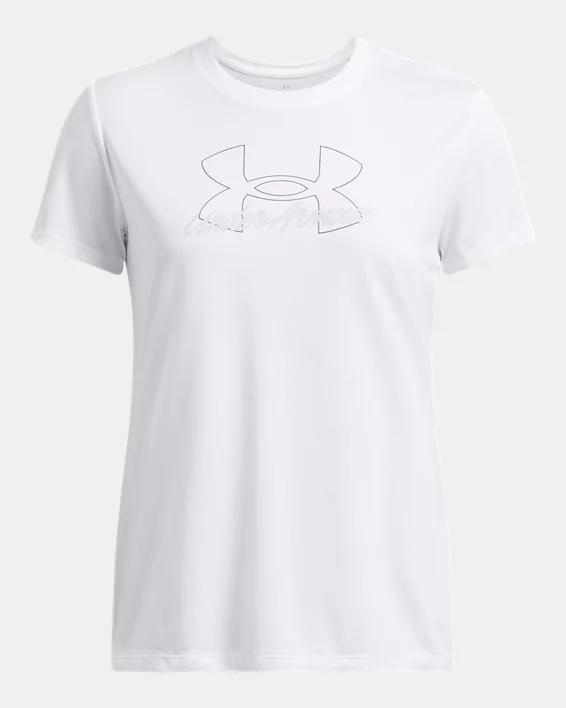 Women's UA Tech™ Script Short Sleeve Product Image