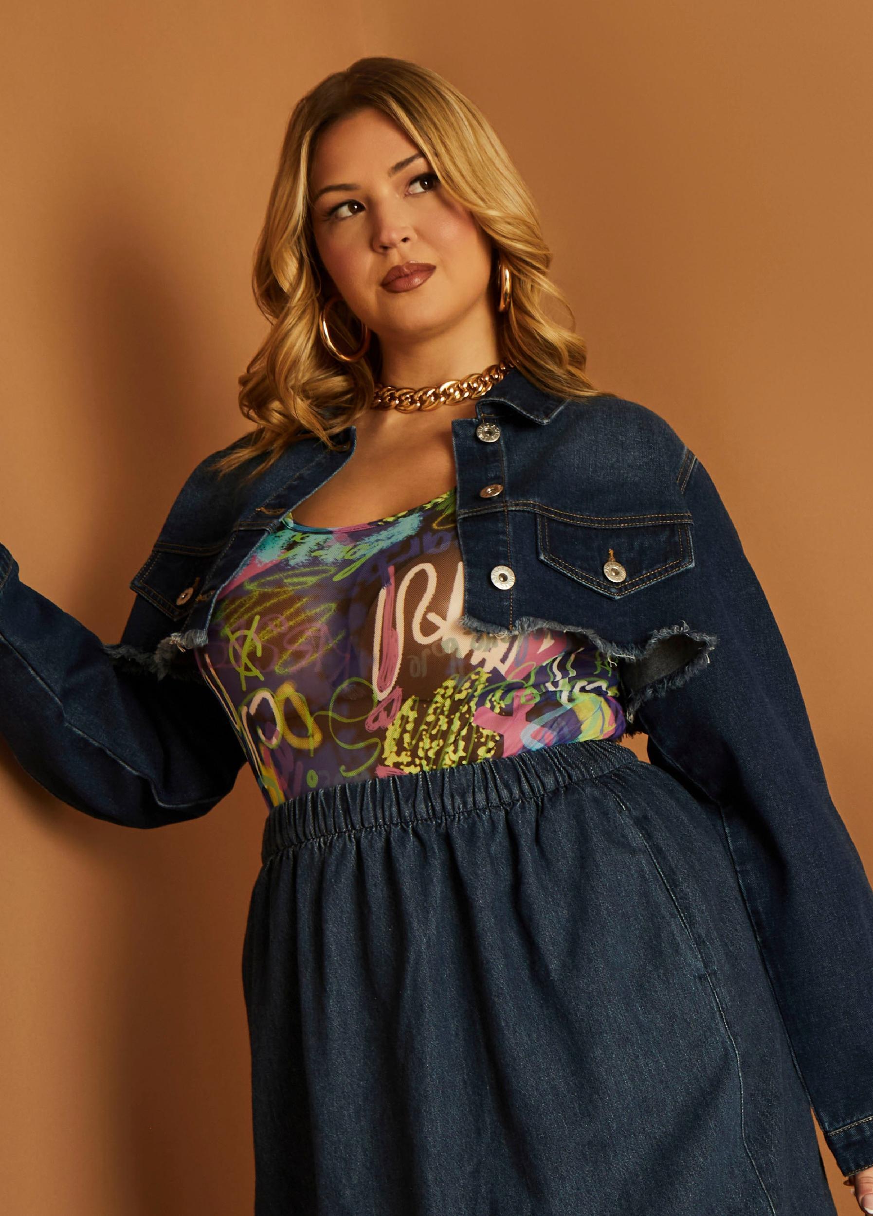 Printed Mesh Tee Product Image