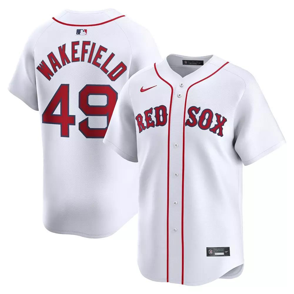 Men's Nike Tim Wakefield White Boston Red Sox Home Limited Player Jersey,  Product Image