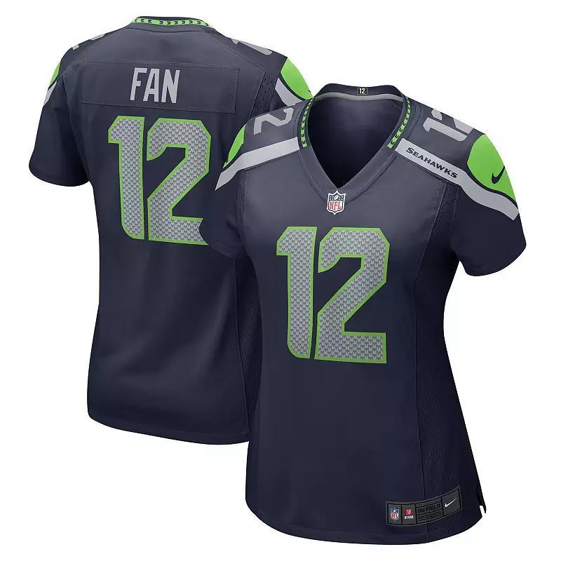 Womens Nike 12s Seattle Seahawks Player Jersey Blue Product Image