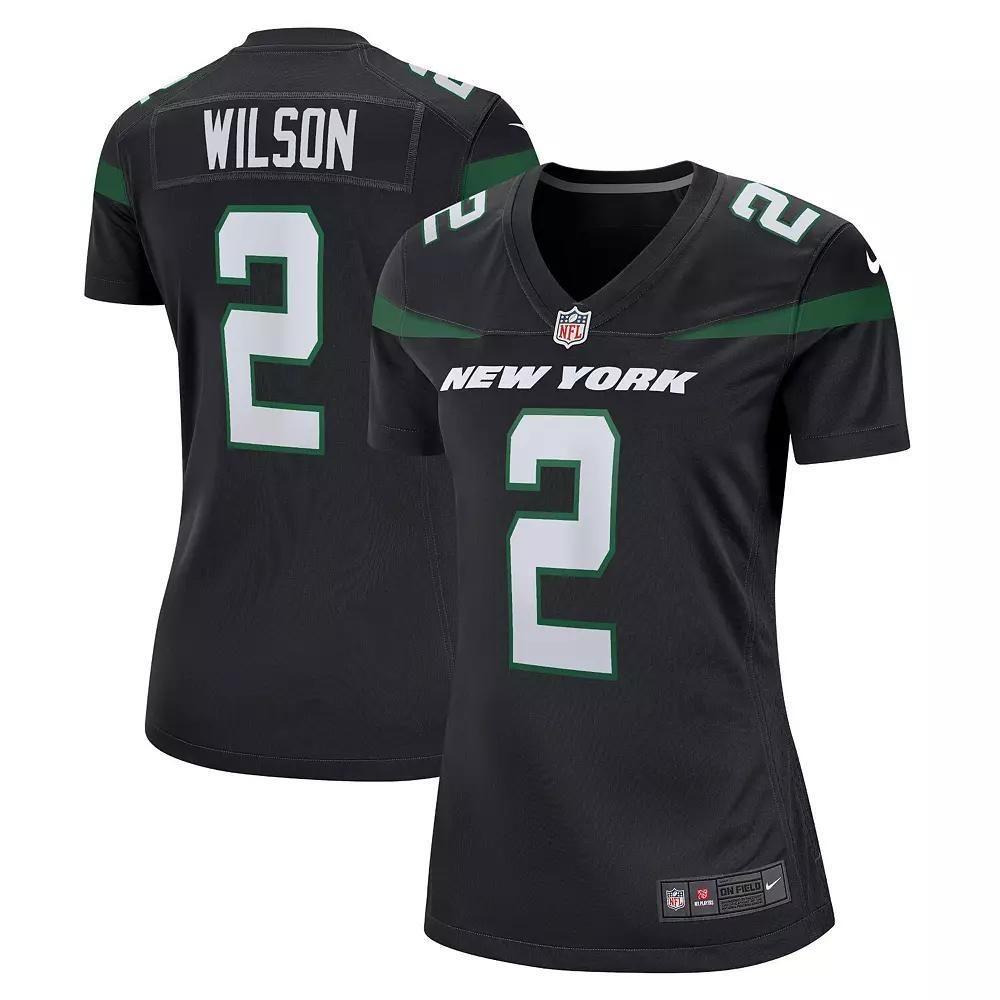 Women's Nike Zach Wilson Black New York Jets Player Jersey, Size: Large Product Image