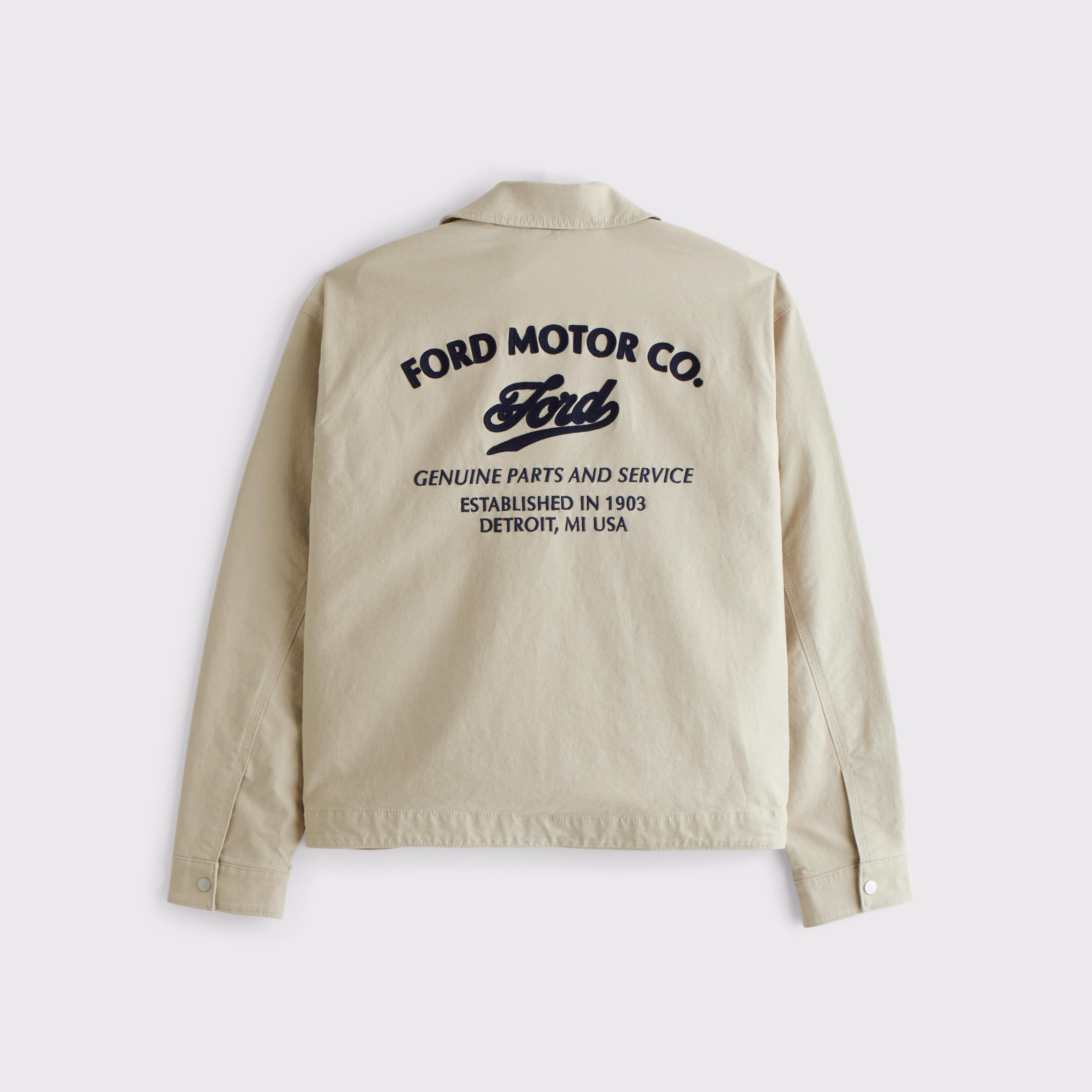 Ford Cropped Zip Workwear Jacket Product Image