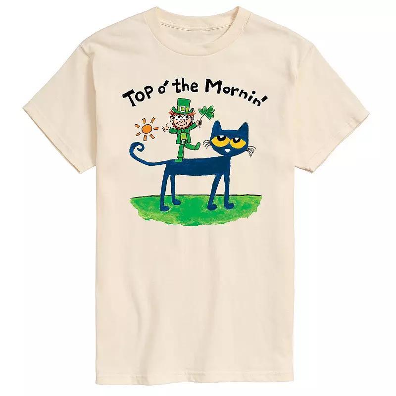 Big & Tall Pete The Cat Top O The Mornin' Tee, Men's,  Product Image