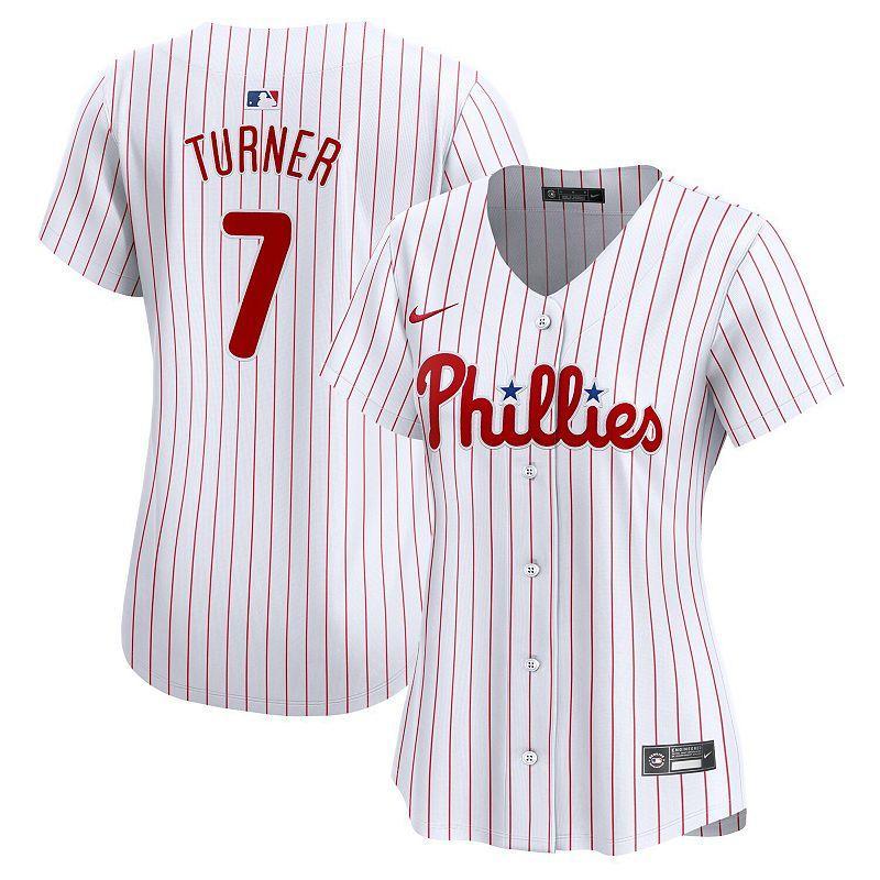 Women's Nike Trea Turner White Philadelphia Phillies Home Limited Player Jersey,  Product Image