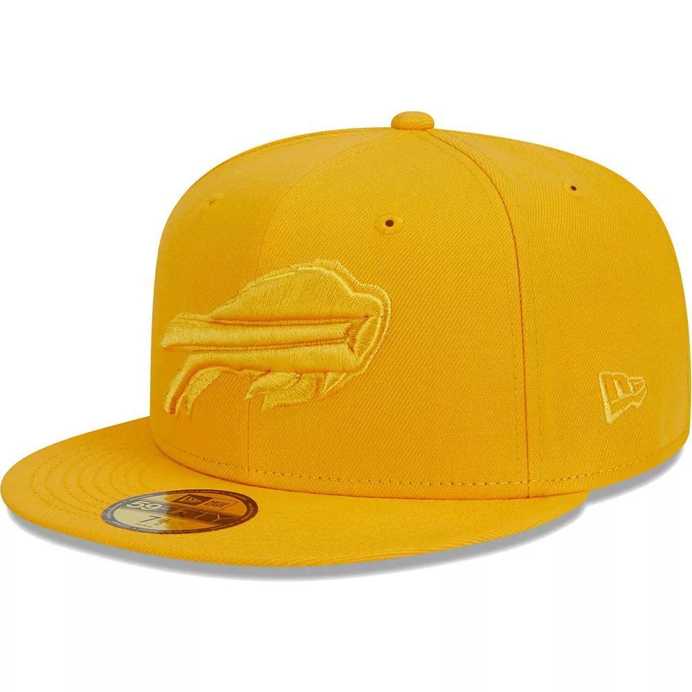 Men's New Era Gold Buffalo Bills Color Pack 59FIFTY Fitted Hat, Size: 7 1/8 Product Image