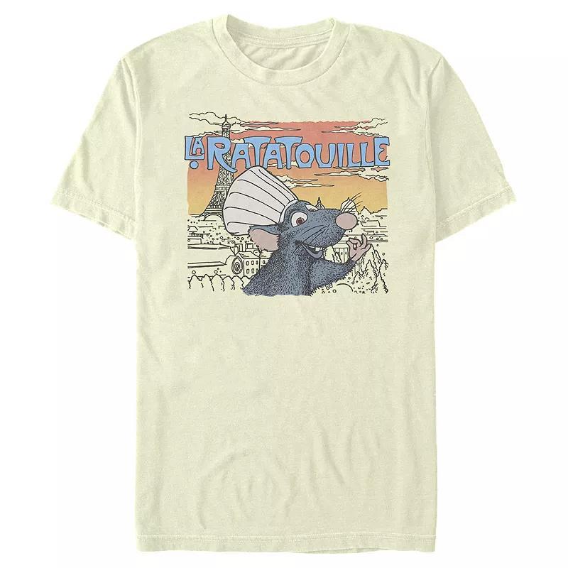 Disney / Pixar's Ratatouille Remy Wearing Chef's Hat Men's Graphic Tee,  Product Image
