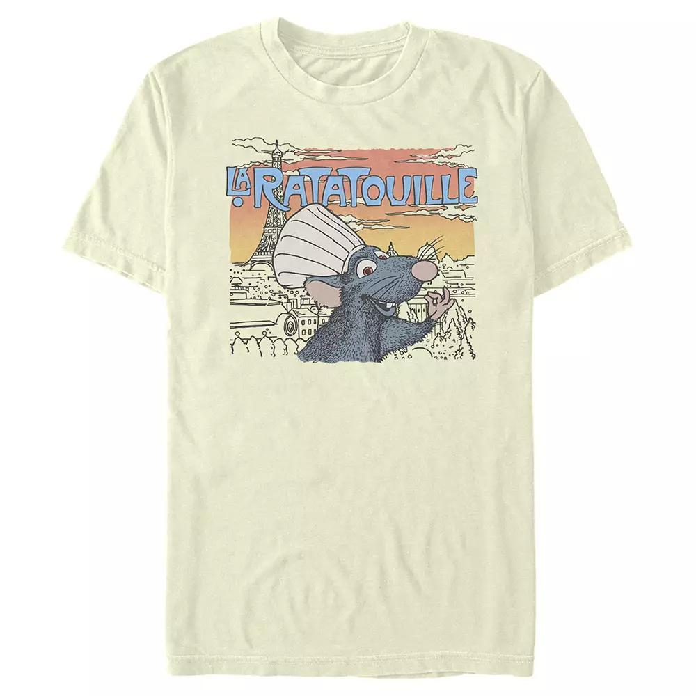 Disney / Pixar's Ratatouille Remy Wearing Chef's Hat Men's Graphic Tee,  Product Image