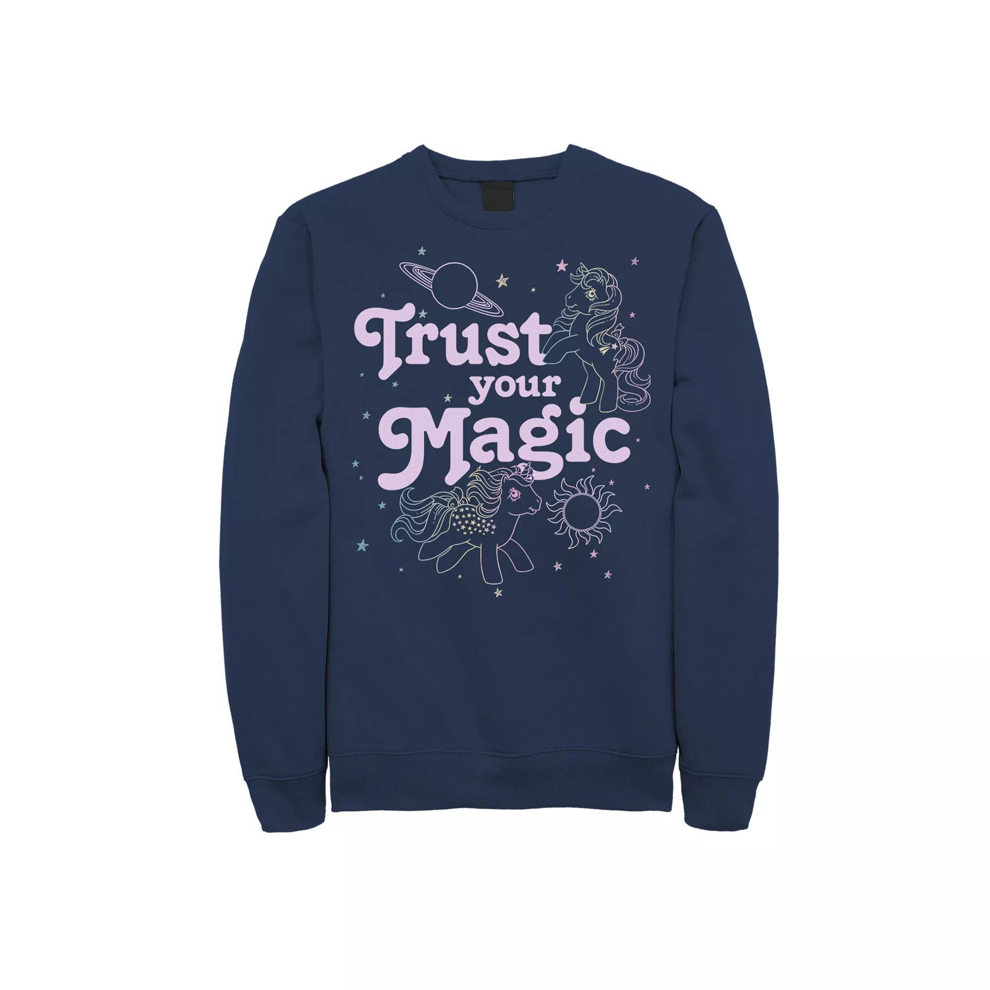 Men's My Little Pony "Trust Your Magic" Sweatshirt, Size: Small, Blue Product Image