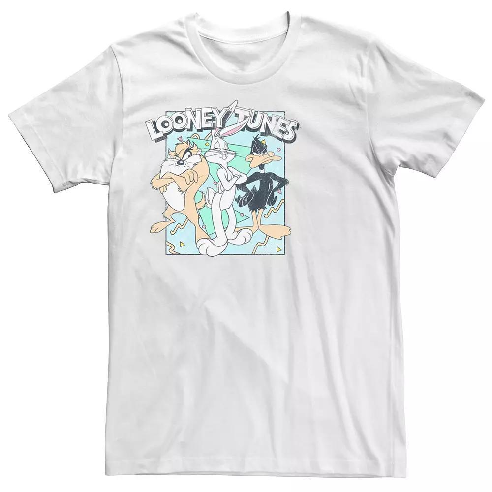 Men's Looney Tunes Tasmanian Bugs And Daffy Duck Tee,  Product Image
