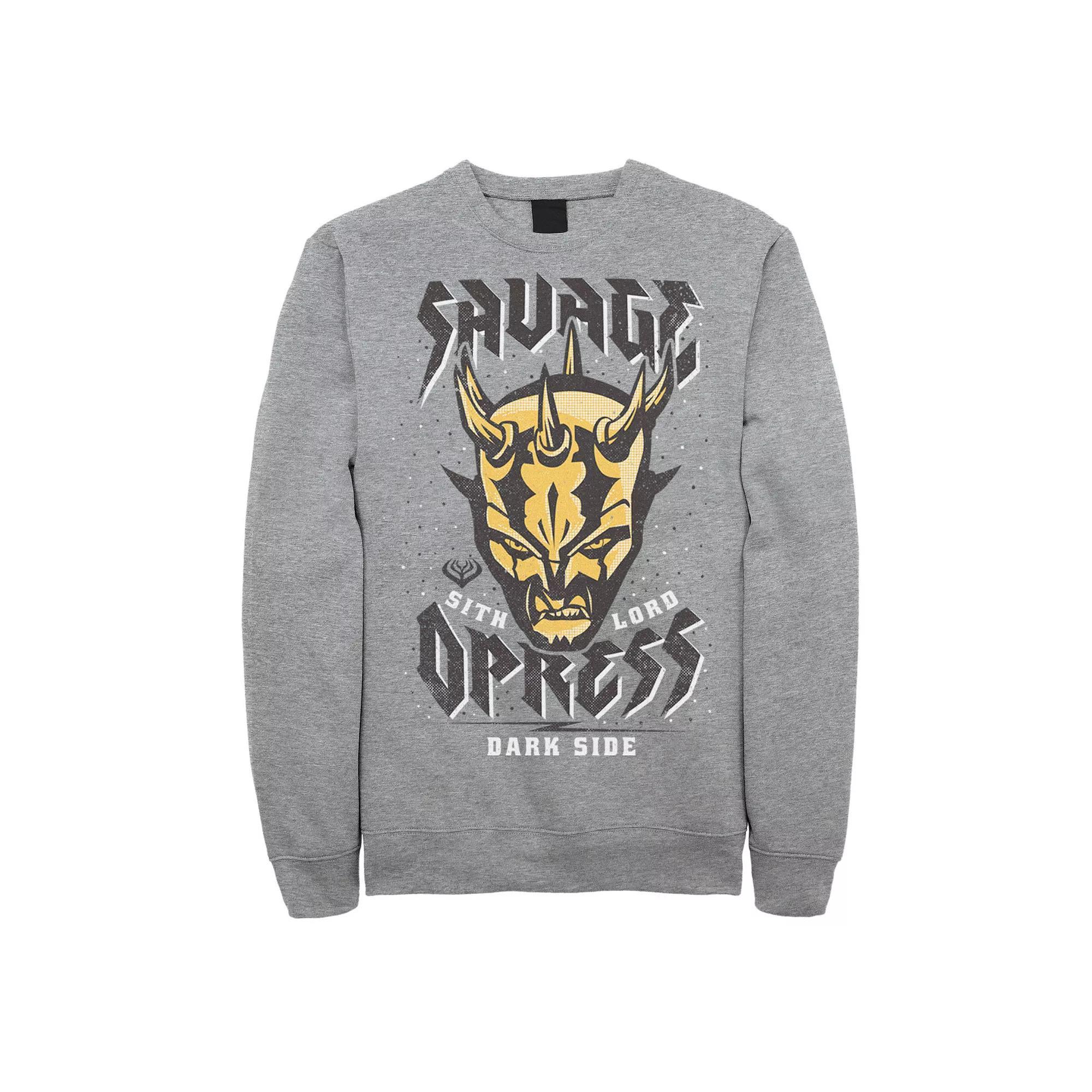 Men's Star Wars: Clone Wars Savage Opress Dark Side Portrait Sweatshirt,  Product Image