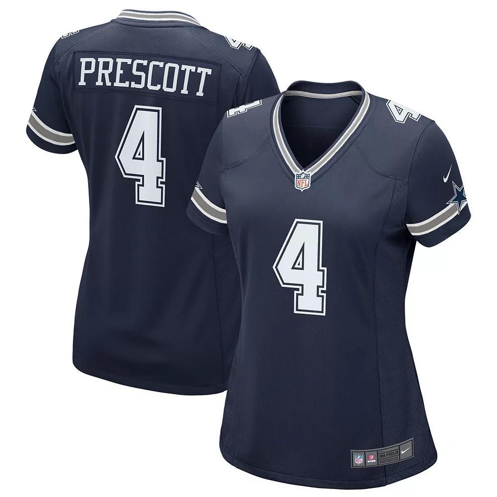 Nike Mens NFL Dallas Cowboys (Dak Prescott) Game Football Jersey | FN3687692-000 Product Image