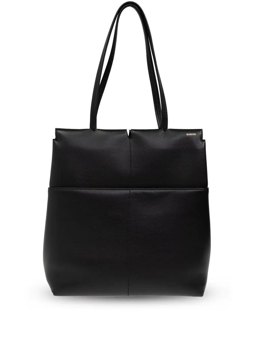 BURBERRY Snip Tote Bag In Black Product Image