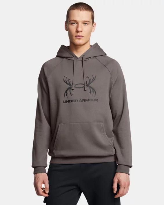 Mens UA Rival Fleece Antler Hoodie Product Image