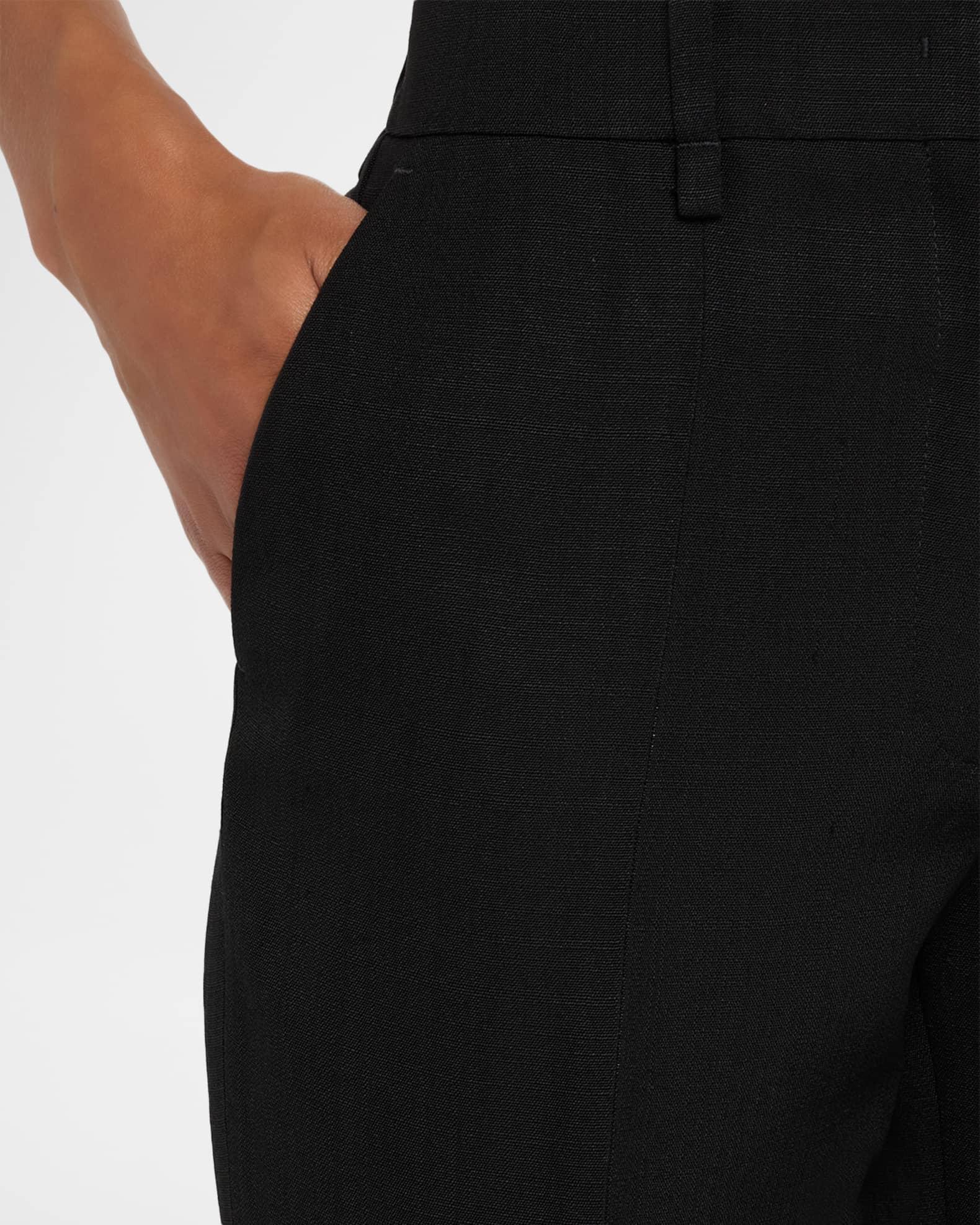 Slim-Leg Split-Hem Trousers Product Image