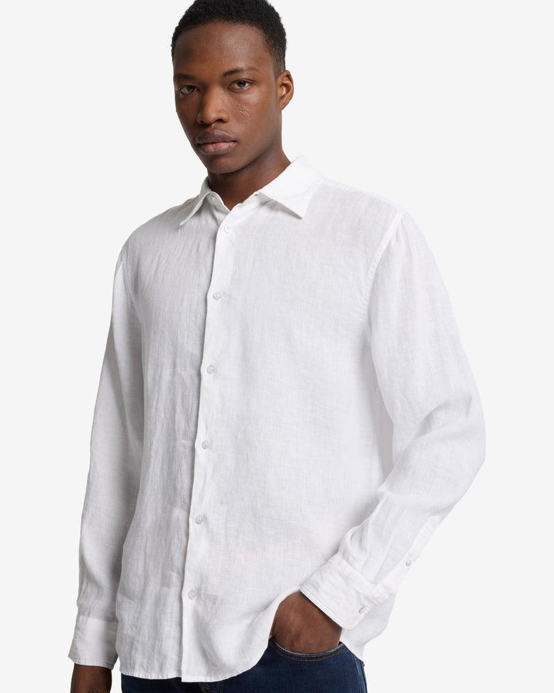 Classic Linen Button Up Shirt Product Image
