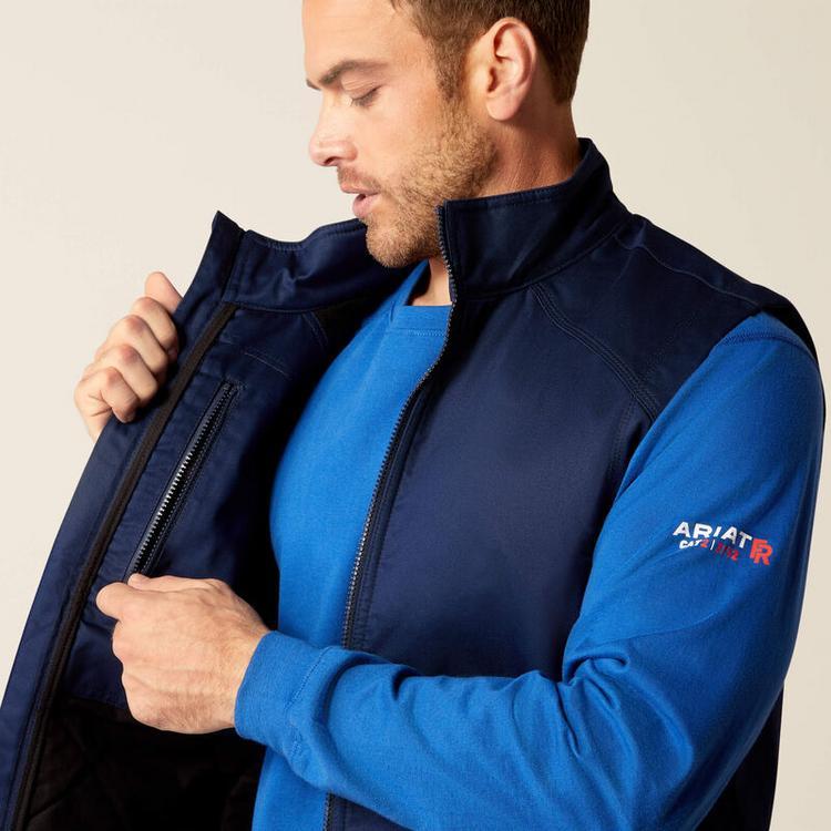 Ariat® Men's Navy FR Basic Insulated Vest Product Image