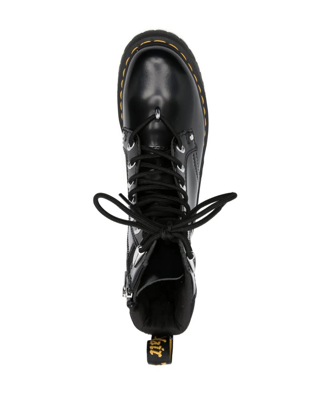 Jadon leather combat boots Product Image