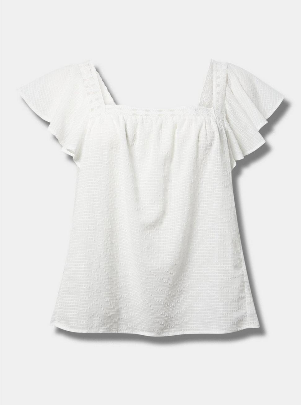 Lace Inset Trim Top Product Image