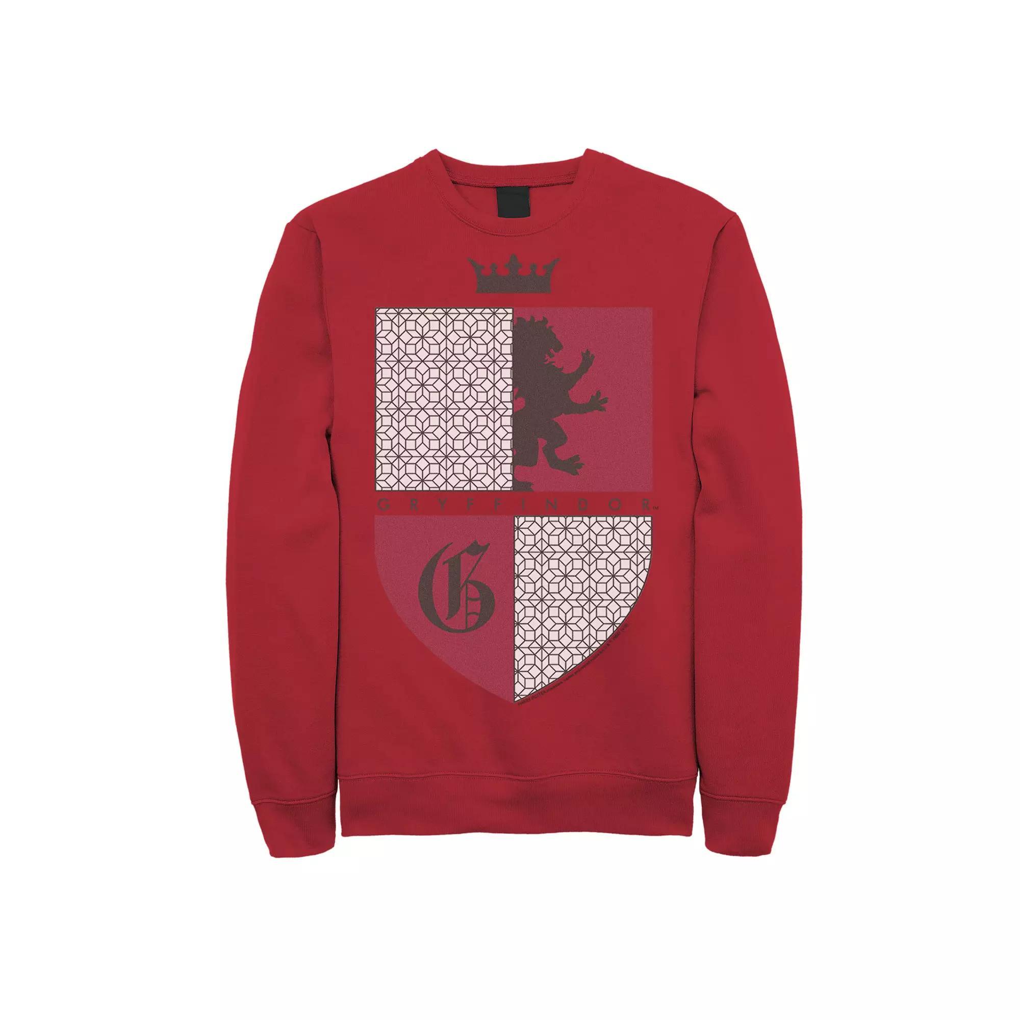 Men's Harry Potter Deathly Hallows 2 Gryffindor Shield Sweatshirt,  Product Image