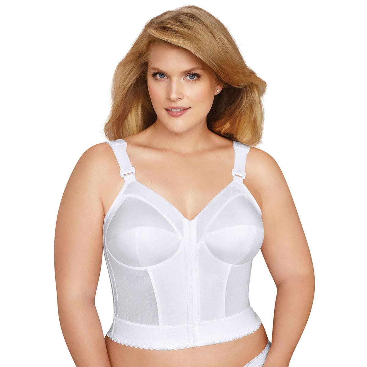 Exquisite Form®  Women's FULLY Slimming Wireless Back & Posture Support Longline Bra with Front Closure- 5107530 Product Image