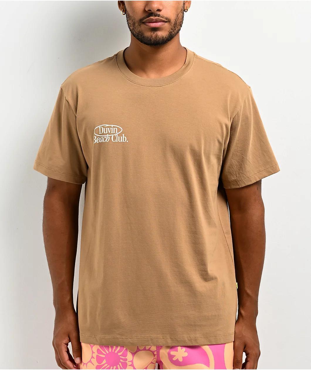 Duvin Members Tan T-Shirt Product Image