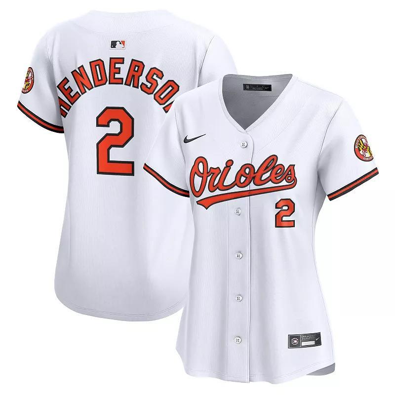 Women's Nike Gunnar Henderson White Baltimore Orioles Home Limited Player Jersey, Size: 2XL Product Image
