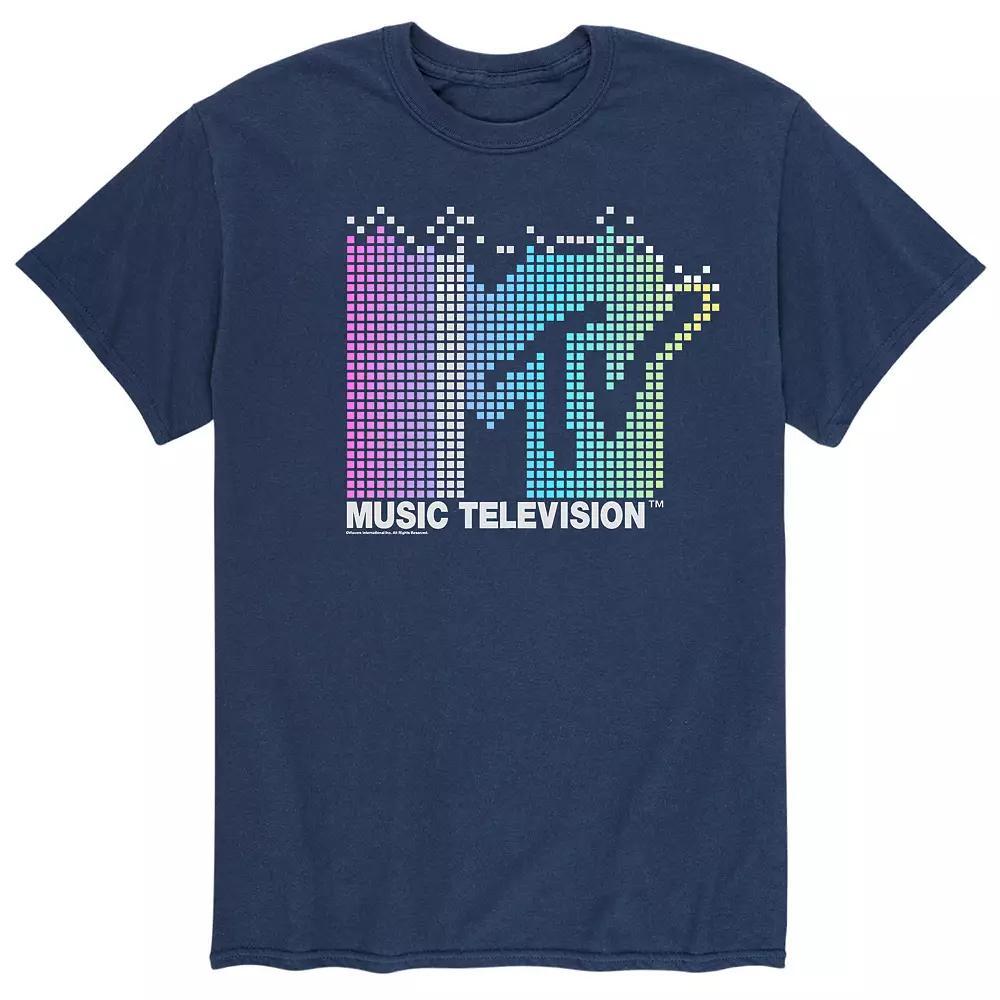 Men's MTV Digital Tee, Size: Medium, Blue Product Image