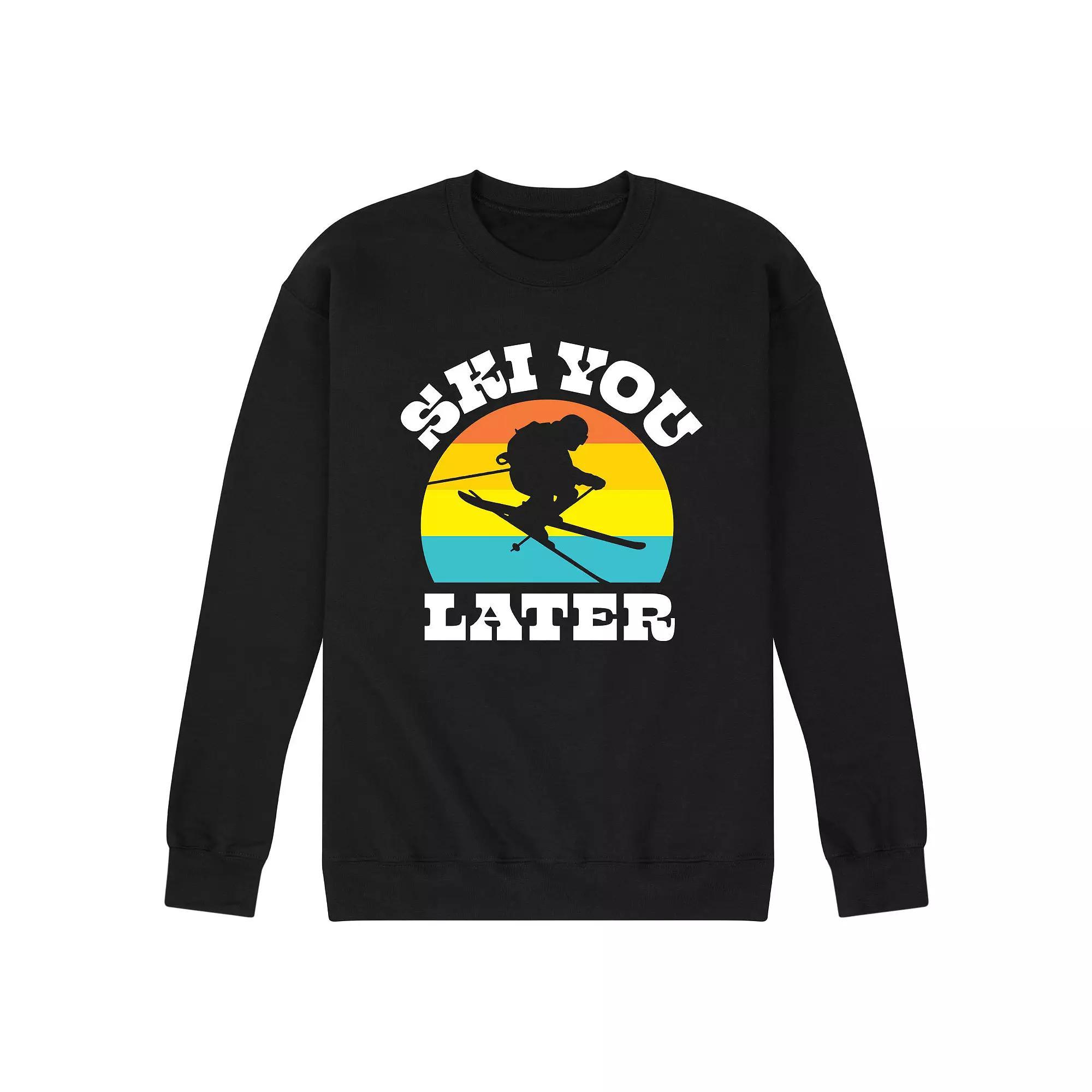 Men's Ski You Later Sweatshirt, Size: XL, Black Product Image